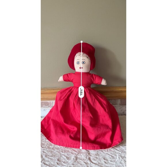 Vintage Reversible Rag Doll With Grandma, Wolf, and The Little Red Riding Hood - Picture 14 of 15